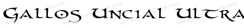 Gallos Uncial UltraL字体转换